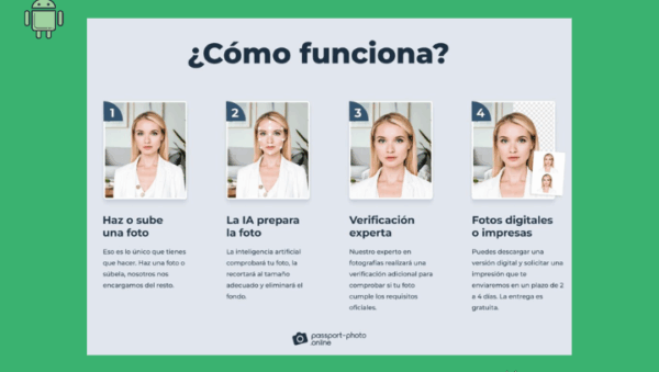 Como hacer ina foto carnet con el movil
