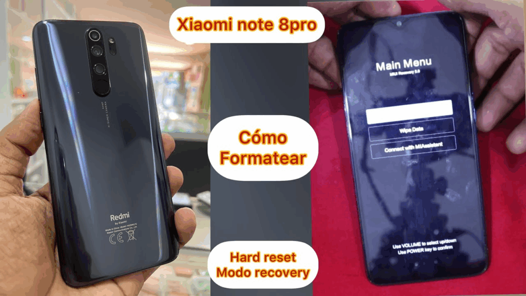 Cómo reiniciar Xiaomi Redmi Note 8 Pro